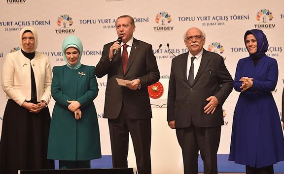 Cumhurbaşkanı Erdoğan, TÜRGEV´in toplu yurt açılış törenine katıldı