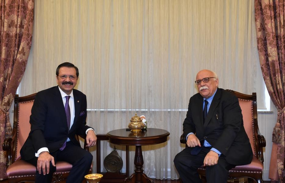 Minister Avcı receives TOBB President Hisarcıklıoğlu
