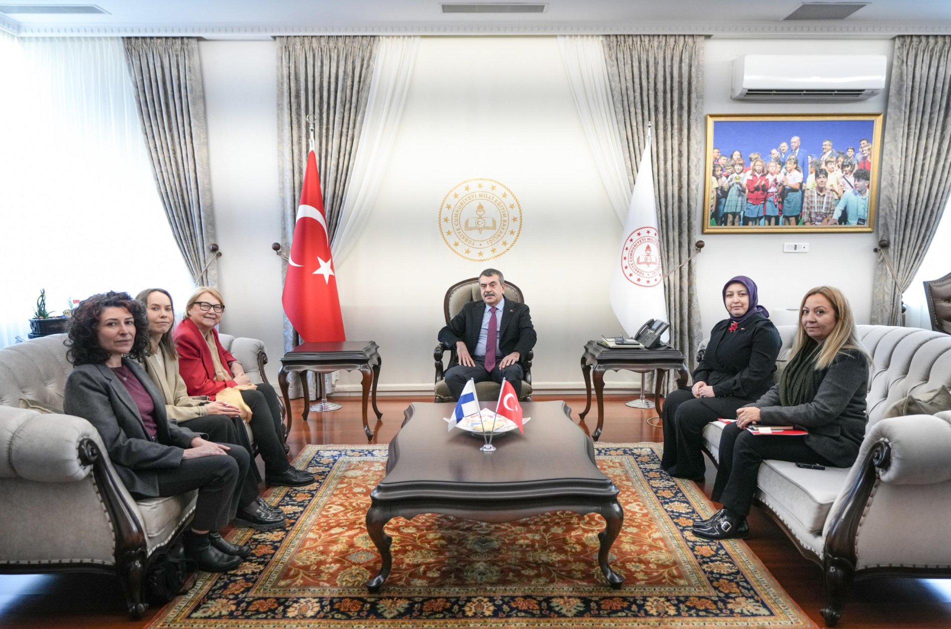 Minister Tekİn Receives The Ambassadors Of Finland, Singapore, And New 